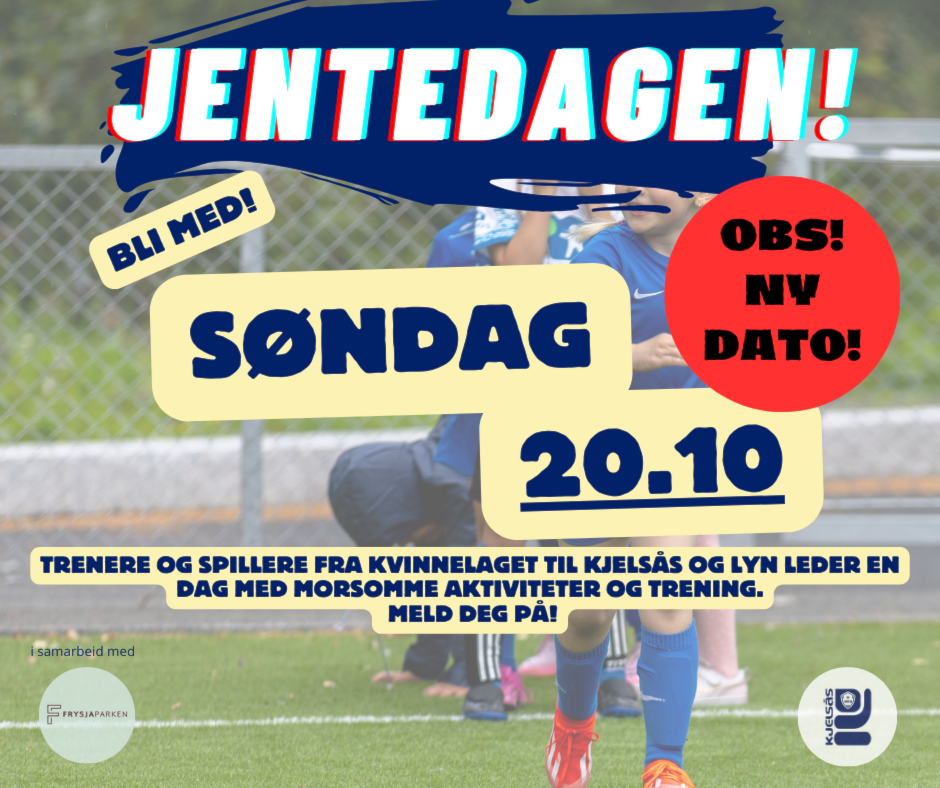 Invitasjon til Jentedagen 2024! OBS! Ny dato!